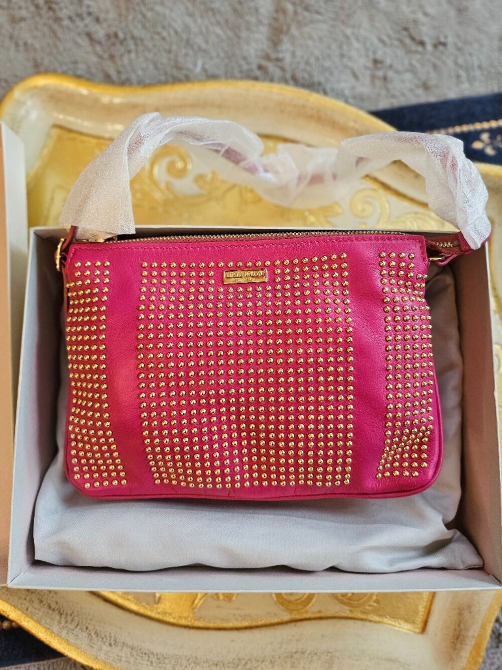 Emilio Pucci Leather Cosmetic Case, NIB